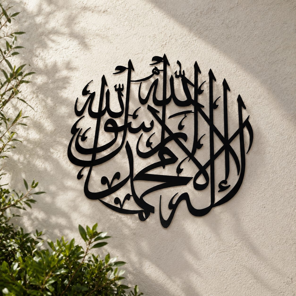 Kalima Tayyaba Islamic Wall Art – 18 Inch | 2 Color Variants